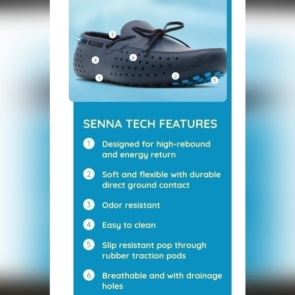 PEOPLE FOOTWEAR SENNA IN MARINER BLUE, SZ 10 - Picture 14 of 16